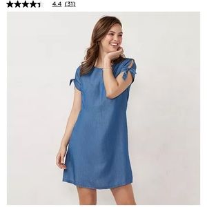 Lauren Conrad Denim Swing Dress